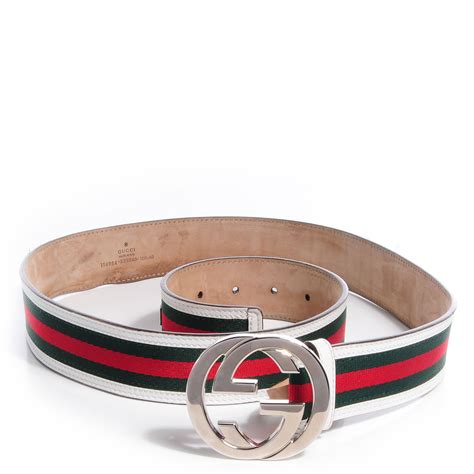 all white gucci belt cheap
